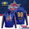 2024 NHL All Star Game Toronto Blue Custom Hoodie 1