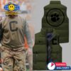 Coach Dabo Swinney Clemson Tigers Football Veterans Sleeveless Puffer Jacket 1