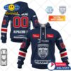 Ice Hockey League Fehervar AV19 Home Jersey Style Hoodie