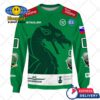 Ice Hockey League HK Olimpija Home Jersey Style Sweatshirt