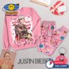 Justin Bieber I Love You Pink Pyjama Set