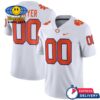 Personalized Clemson Tigers Football Jersey White 1
