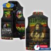 Bob Marley Rebel Sleeveless Puffer Jacket 1