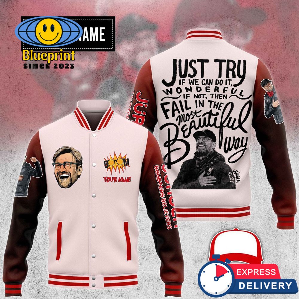 Jurgen Kloop Custom Name Baseball Jacket