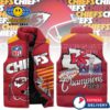 Kansas City Chiefs Super Bowl LVIII Champions 2023 Sleeveless Puffer Jacket