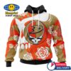NHL Anaheim Ducks Special Grateful Dead Rose Personalized Hoodie