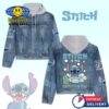 Stitch is my Spirit Animal Hooded Denim Jacket