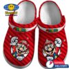 Super Mario Red Stripes Crocs Shoes