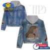 Taylor Swift My Muses Acquired Like Bruises Hooded Denim Jacket