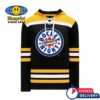 Boston Bruins Hockey Night In Canada Lace Up Hoodie