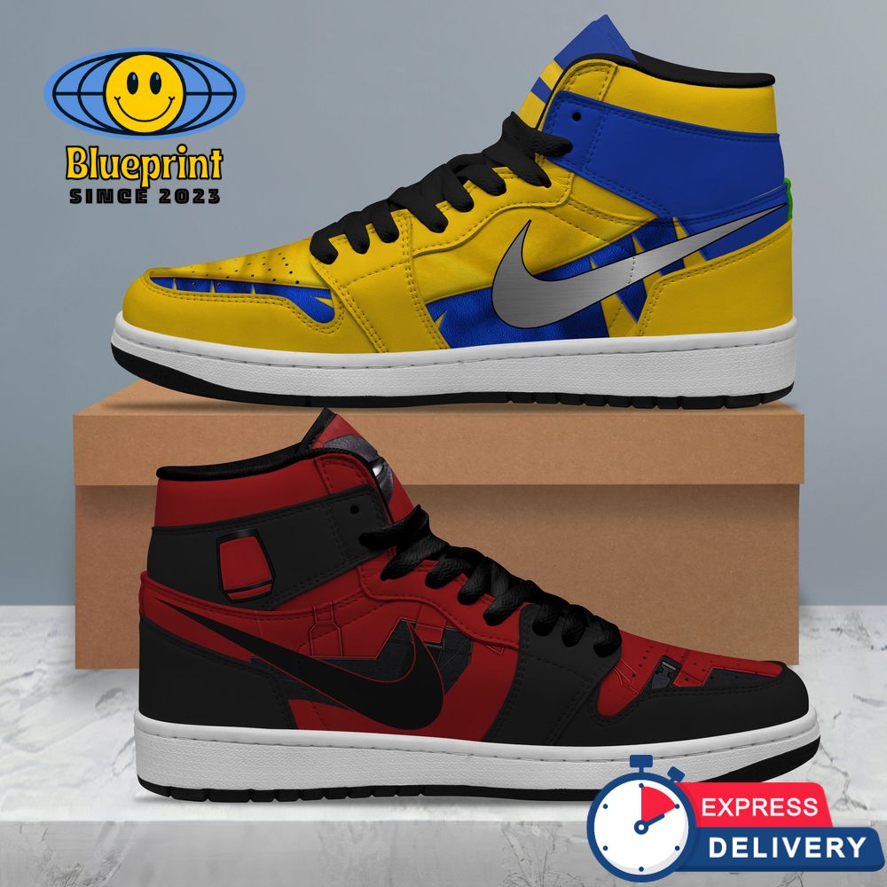 Deadpool & Wolverine Air Jordan 1 Sneaker