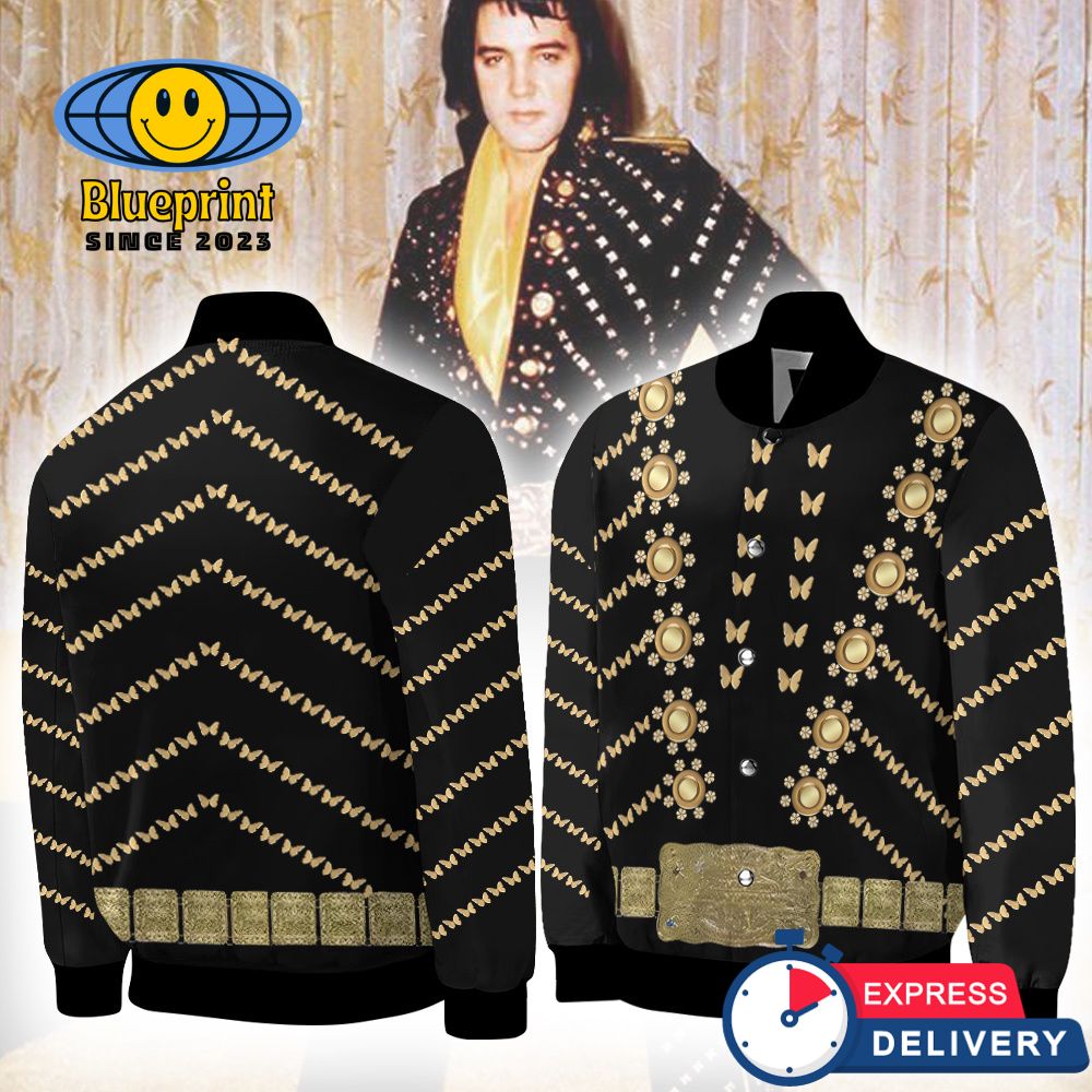 Elvis Presley Black Butterfly Jacket