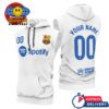 FC Barcenola Away Kits Personalized Sleeveless Hoodie