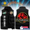 Futurama Kill All Humans Sleeveless Puffer Jacket
