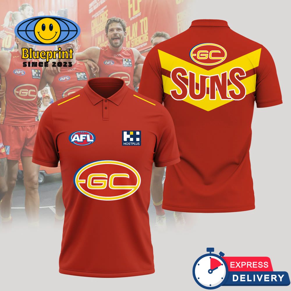 Gold Coast Suns 2024 Media Polo Shirt