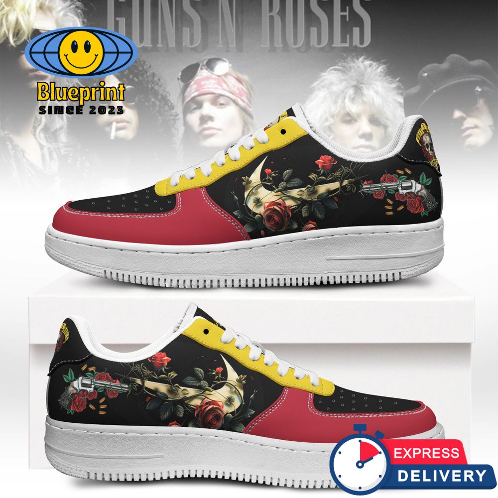 Guns n Roses Air Force 1 Sneaker