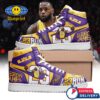 Los Angeles Lakers LeBron James High Top Air Jordan 1 Sneaker