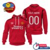 Manchester United Home Kits Personalized Hoodie