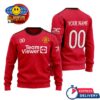 Manchester United Home Kits Personalized Sweater