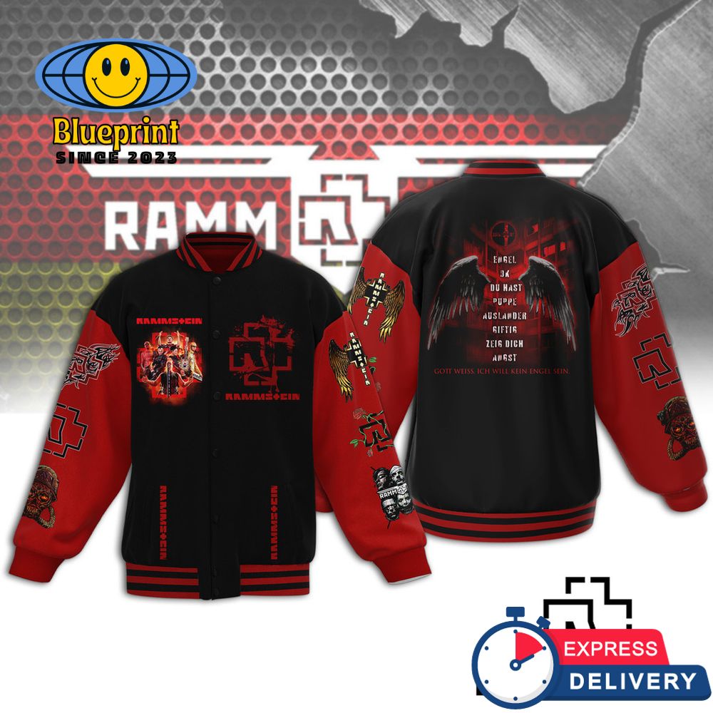 Rammstein Metal Baseball Jacket