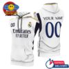 Real Madrid Home Kits Personalized Sleeveless Hoodie