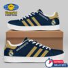 Real Madrid Madridista Navy Gold Stripes Stan Smith Shoes