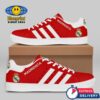 Real Madrid Madridista Red White Stripes Stan Smith Shoes