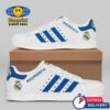 Real Madrid Madridista White Blue Stripes Stan Smith Shoes