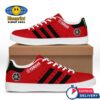 Yamaha Factory Racing Monster Red Black Stripes Stan Smith Shoes