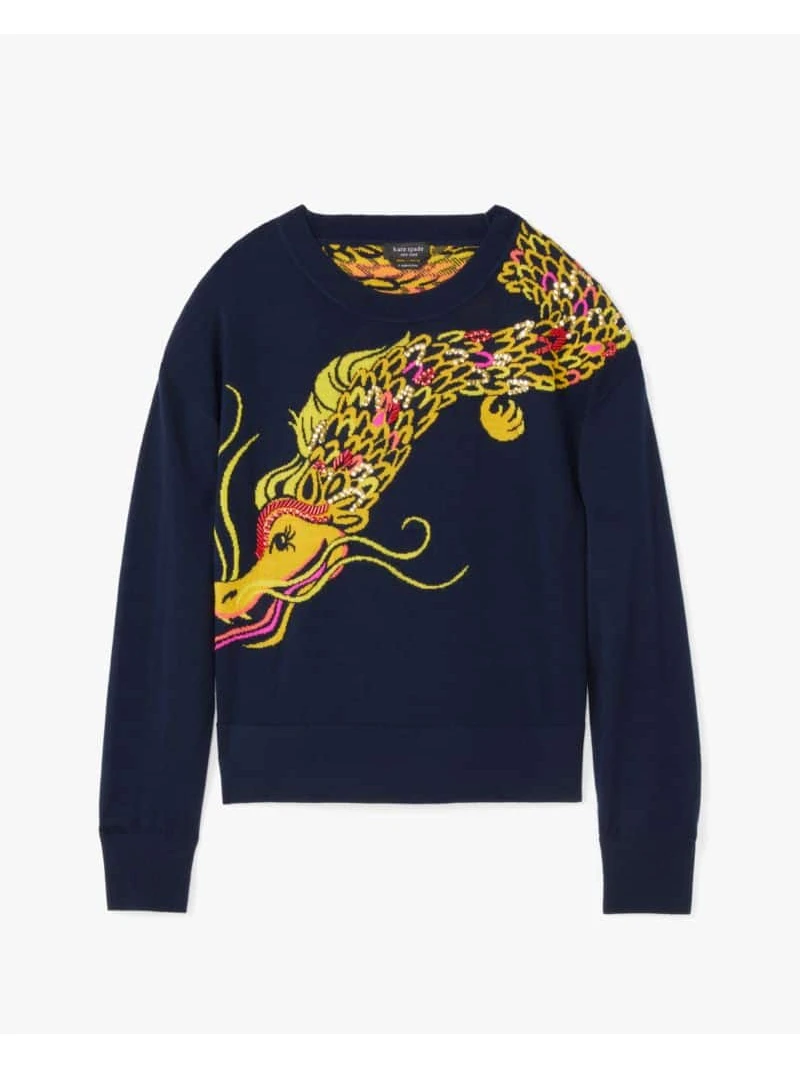 Kate Spade Lunar New Year Dragon Sweater