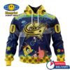 Columbus Blue Jackets NHL x SpongeBob SquarePants Hoodie