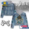 Ghost Band Say A Prayer To Your God Hooded Denim Jacket