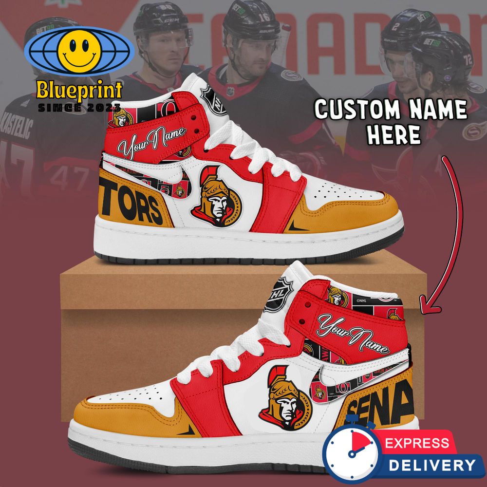 NHL Ottawa Senators Air Jordan 1 Sneaker