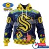 Seattle Kraken NHL x SpongeBob SquarePants Hoodie