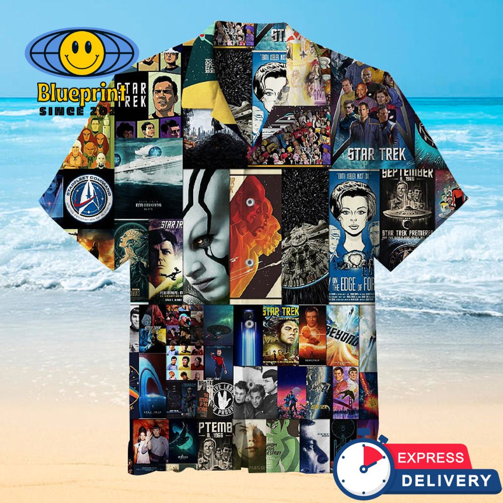 Star Trek Collage Universal Hawaiian Shirt