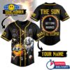 Total Solar Eclipse The Sun Is Getting Moonded Baseball Jersey