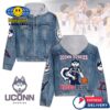UConn Huskies Basketball Bleed Blue Hooded Denim Jacket