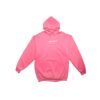 White Love That For You Lettering Pink Hoodie
